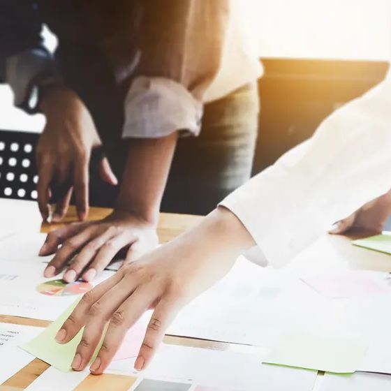 L'équipe Marketics au travail